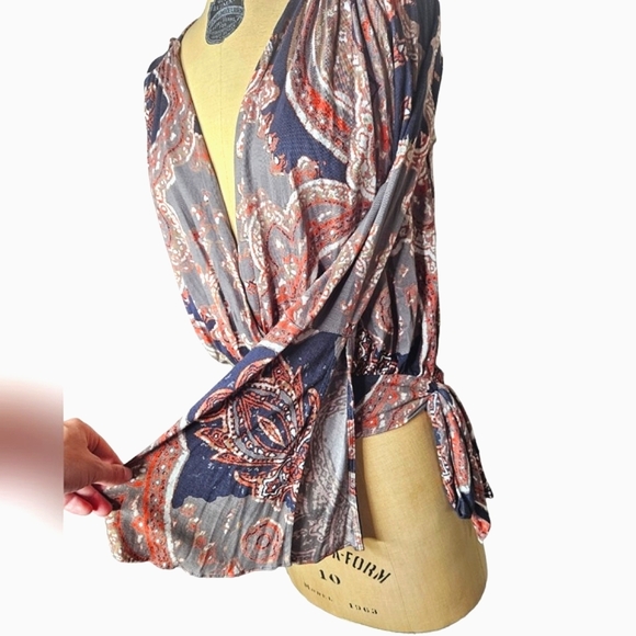 Free People | Free People Paisley Fiona Wrap | Free People Blouse - Picture 5 of 11